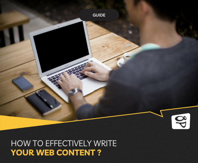 How to effectively write your web content ?