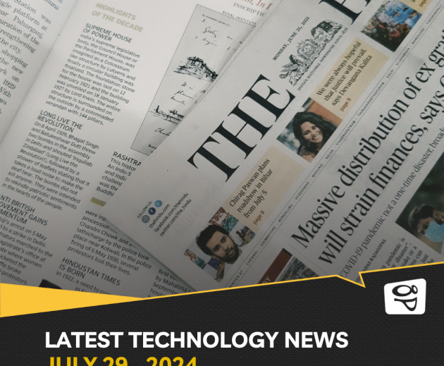 image of current technological news newspapers