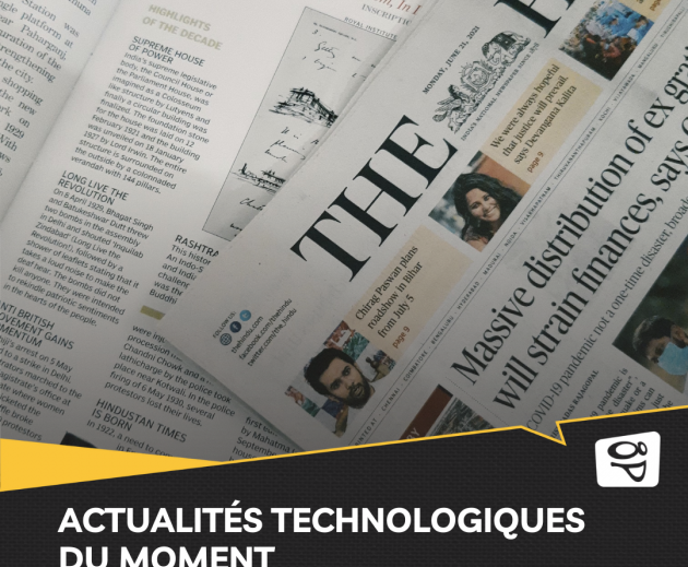 image de journaux des actualités technologiques du moment