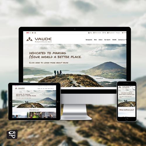 Link : Portfolio - Vaude Website presentation