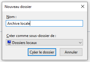 archive locale