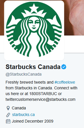 Twitter Starbucks