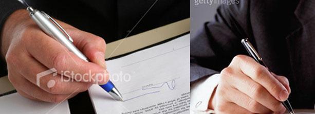 Ci-dessus: Exemples de filigranes sur les images de iStockphoto et de Getty Images. Utilisées à titre d'exemple en FAIR USE.