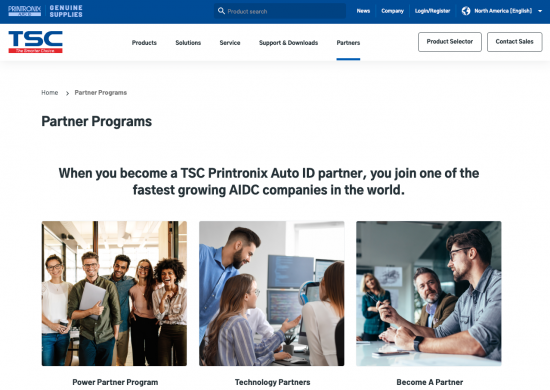 website tsc printers