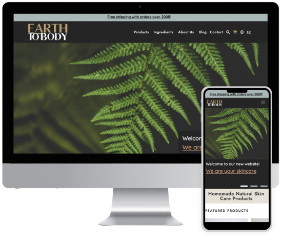 projet ecommerce earth to body projet ecommerce earth to body