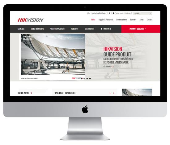 Hikvision site