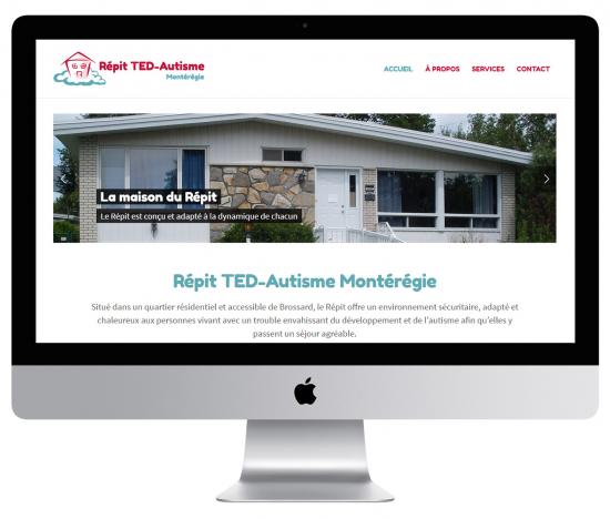 Presentation of the Répit TED-Autisme website